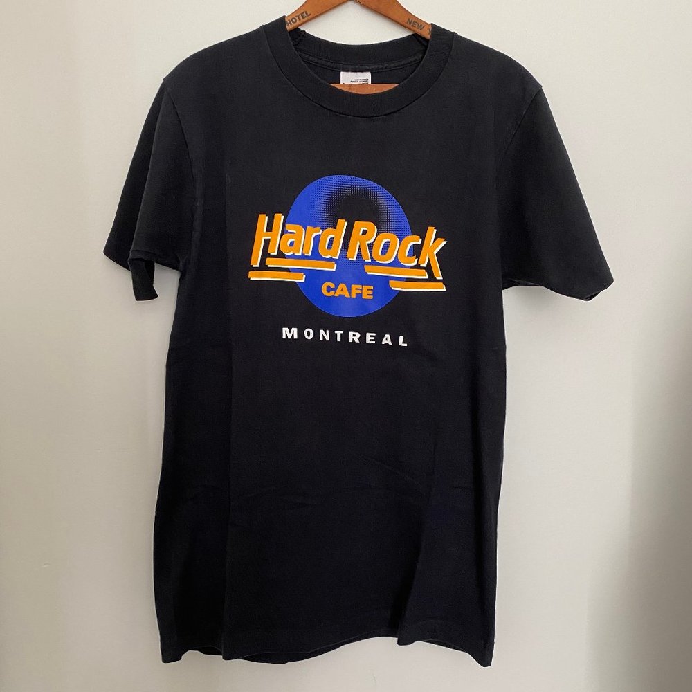 vintage hardrock cafe montreal tshirt size medium